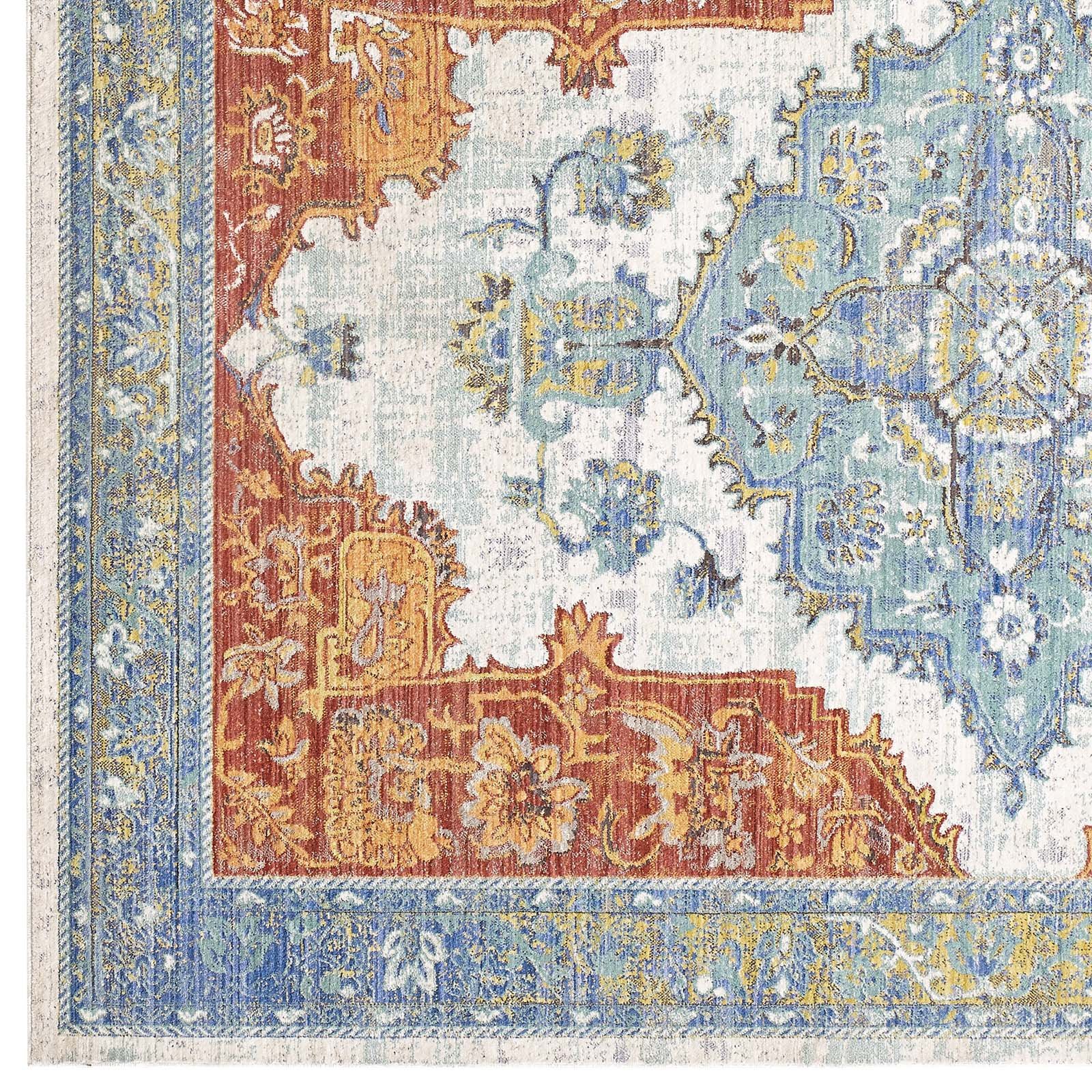 Amazon.com: Modway Citlali Distressed Colorful Southwestern Aztec